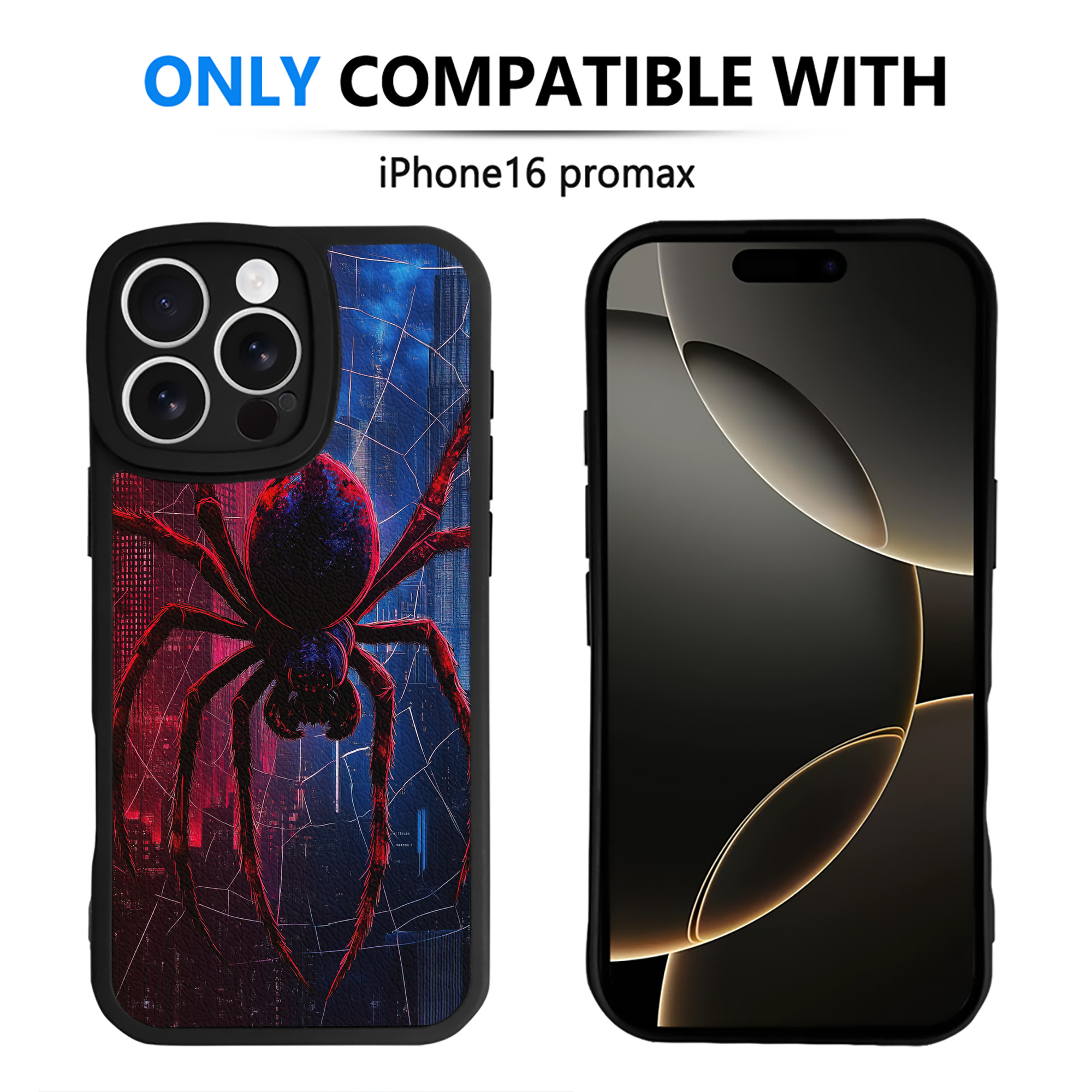 （画像用） Spider Man スパイダーマン 【iPhone 16シリーズ対応】シリコンスマホケース（レザー調） 材質：シリコン